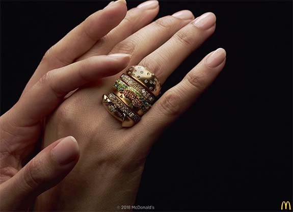 McDonald S Celebrates Big Mac S 50th And Valentine S Day With A Bling