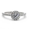 Round Halo Diamond Engagement Ring