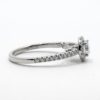 Round Halo Diamond Engagement Ring - Image 3