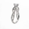 Twist Band Diamond Engagement Ring - Image 3