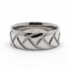 Tire Detail Wedding Band