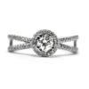 Halo Diamond Engagement Ring