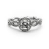 Halo Diamond Engagement Ring