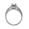 Princess Halo Diamond Engagement Ring - Image 3