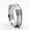 Slightly Squared Wedding Band - Image 2