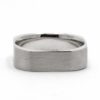 Brushed Squared Wedding Band