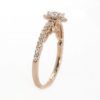 Round Halo Diamond Engagement Ring - Image 4