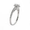 Round Halo Diamond Engagement Ring - Image 4