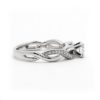 Infinity Twist Diamond Engagement Ring - Image 3