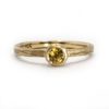 Yellow Sapphire Stackable Ring