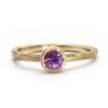 Pink Sapphire Stackable Ring