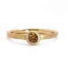 Orange Sapphire Stackable Ring