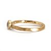 Orange Sapphire Stackable Ring - Image 2