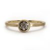 Chocolate Diamond Cluster Stackable Ring