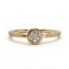 Diamond Cluster Stackable Ring