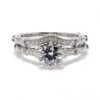 Vintage Diamond Wedding Set Mounting