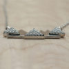 Diamond Teton Mountain Range Necklace - Image 2
