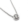 Bezel Set Diamond Pendant