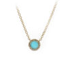 Turquoise and Diamond Necklace