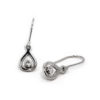 Tear Drop Diamond  Earrings - Image 2