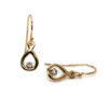 Tear Drop Diamond  Earrings - Image 4