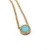 Turquoise and Diamond Necklace - Image 2