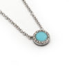 Turquoise and Diamond Necklace - Image 3