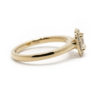 Emerald Cut Diamond and Halo Engagement Ring - Image 5