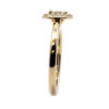 Emerald Cut Diamond and Halo Engagement Ring - Image 3