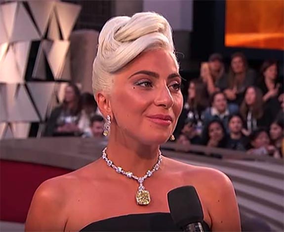 Lady Gaga Wore the 128-Carat 'Tiffany 