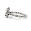 Pear Halo Diamond Ring - Image 4