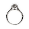 Pear Halo Diamond Ring - Image 3