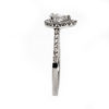 Pear Halo Diamond Ring - Image 2
