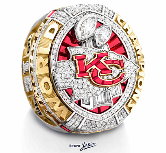 KC Chiefs' Super Bowl Ring Gleams With 255 Diamonds and 36 Rubies