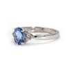 Oval Tanzanite and Diamond Ring - Image 2