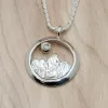 Sterling Grand Teton Pendant