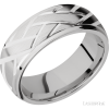 14K White Gold with Satin , Polish Finish