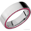 14K White Gold with Bead Finish