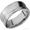 14K White Gold with Satin , Polish Finish