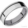 Tantalum with Bead Finish and Sterling Silver Inlay