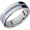 14K White Gold with Distressed Finish
