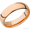 14K Rose Gold with Polish Finish