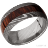 Damascus with Acid Finish and Cocobolo Inlay