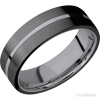 Tantalum with Polish Finish and Zirconium Inlay