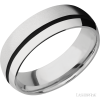 Cobalt Chrome with Bead , Polish Finish and Black Inlay