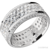 14K White Gold with Polish , Polish Finish