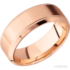 14K Rose Gold with Machine , Polish Finish