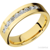 14K Yellow Gold with Bead Finish