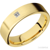 14K Yellow Gold with Satin Finish