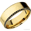 14K Yellow Gold with Hammer , Polish Finish
